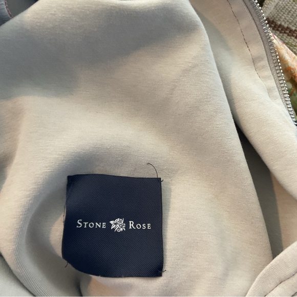 Stone Rose Men’s Jacket Size M. Hooded Jacket Sports Bomber Jacket.Zipup-Prep - Picture 3 of 9